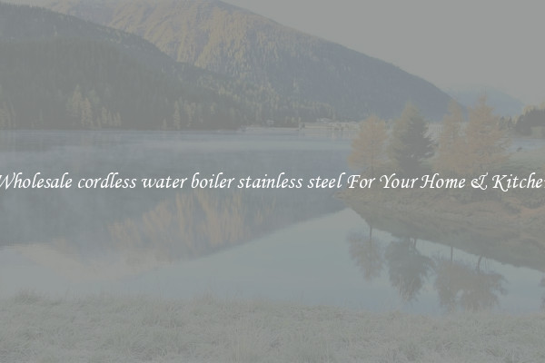 Wholesale cordless water boiler stainless steel For Your Home & Kitchen