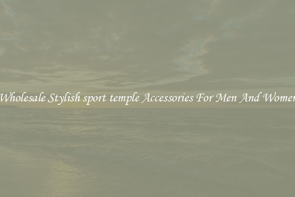 Wholesale Stylish sport temple Accessories For Men And Women
