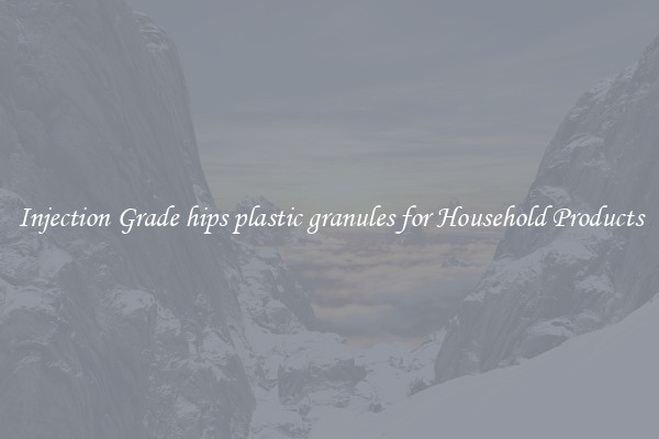 Injection Grade hips plastic granules for Household Products