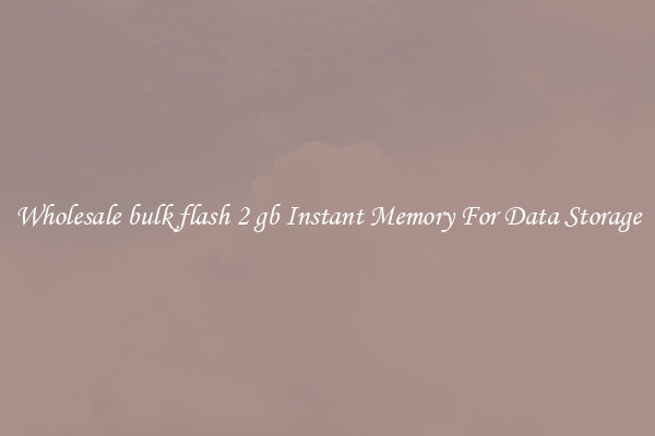 Wholesale bulk flash 2 gb Instant Memory For Data Storage