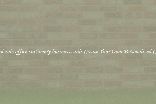 Wholesale office stationery business cards Create Your Own Personalized Cards