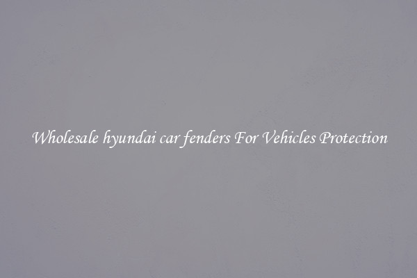 Wholesale hyundai car fenders For Vehicles Protection