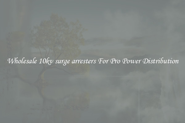 Wholesale 10kv surge arresters For Pro Power Distribution