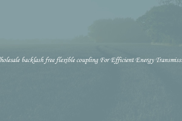 Wholesale backlash free flexible coupling For Efficient Energy Transmission