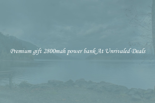 Premium gift 2800mah power bank At Unrivaled Deals