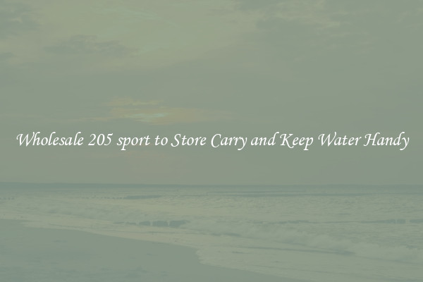 Wholesale 205 sport to Store Carry and Keep Water Handy