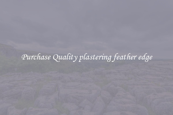 Purchase Quality plastering feather edge