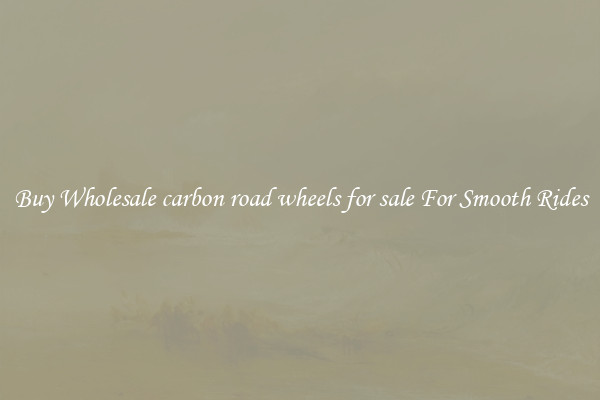 Buy Wholesale carbon road wheels for sale For Smooth Rides