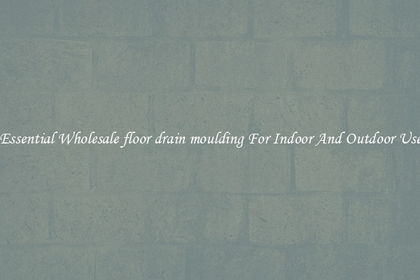 Essential Wholesale floor drain moulding For Indoor And Outdoor Use
